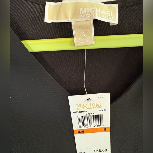 NWT Michael Kors Black Sleeveless Top - Picture 2 of 8